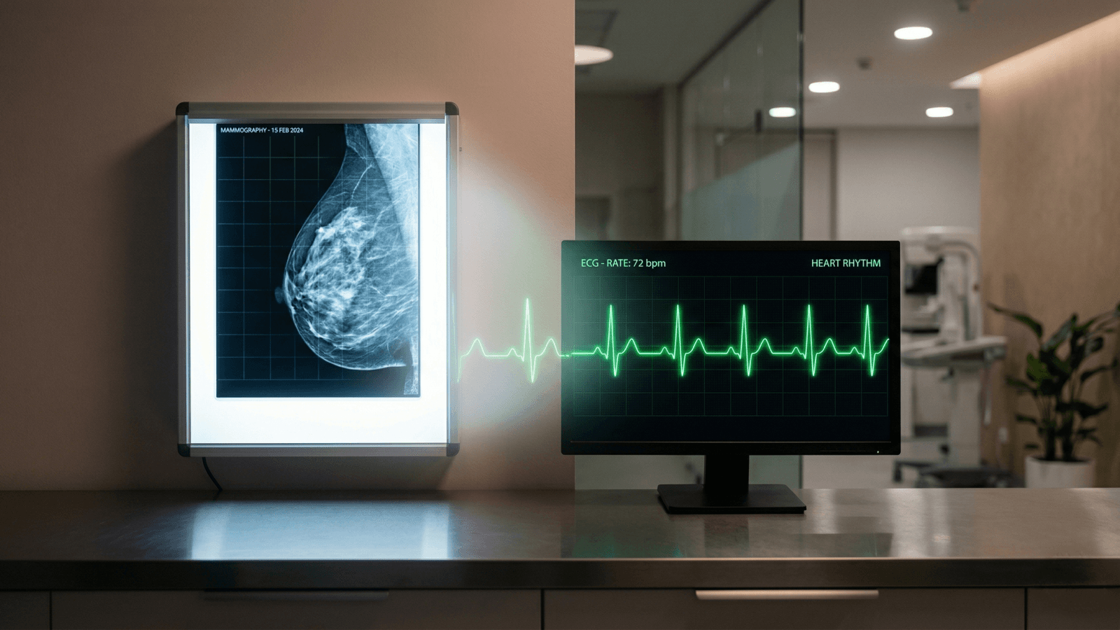 Lo screening per il tumore al seno può fare bene anche al cuore?